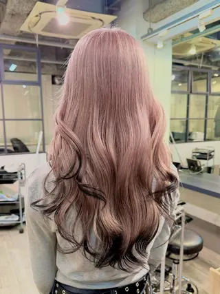 セミロング カラー kai .のヘアスタイル