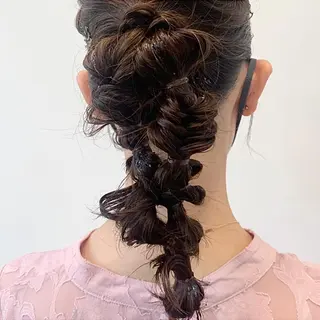 ミディアム ヘアアレンジ KAWATOKO MISUZUのヘアスタイル