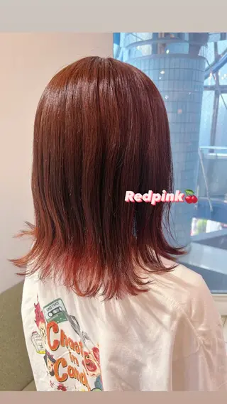 セミロング momoha 『モテヘア🍓』のヘアスタイル