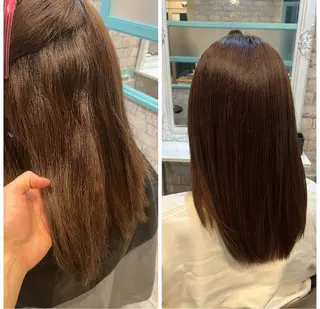 セミロング ✂️髪質改善美髪矯正 KOTA⭐️のヘアスタイル