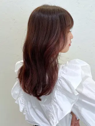 セミロング カラー 韓国ヘア×髪質改善 /yoshikaのヘアスタイル