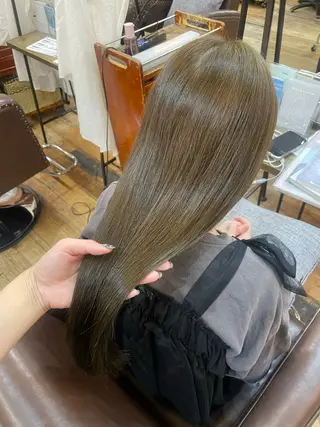 ロング 縮毛矯正/ 艶カラー/カイのヘアスタイル