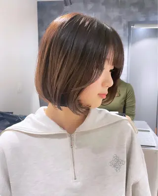 ショート レイヤーカット 韓国ヘアayameのヘアスタイル