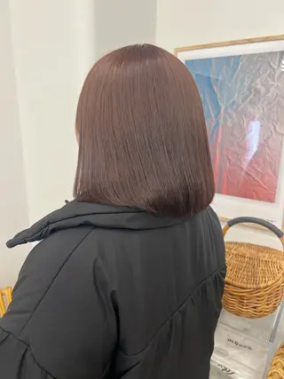 ショート アレンジ/ブラウン カラー HARU🕯のヘアスタイル