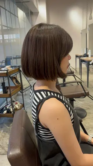 ミディアム はっとり ななせのヘアスタイル