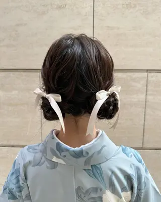 ミディアム パーマ/ブリーチ /mikuのヘアスタイル