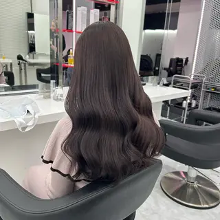セミロング カラー ヘアアレンジ mai🍑暖色カラー /レイヤー💖のヘアスタイル