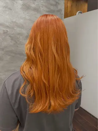 ロング カラー 酸性ストレート/ ボブ/暖色/リコのヘアスタイル