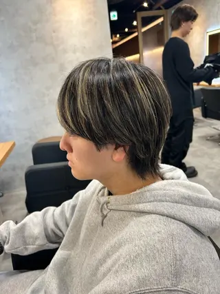 ショート カラー パーマ メンズ メンズ特化 👑YUTAのヘアスタイル