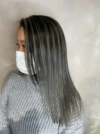 ロング カラー La vielle 西峠のヘアスタイル