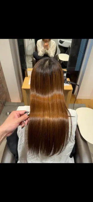 ロング unique 松原吹季のヘアスタイル