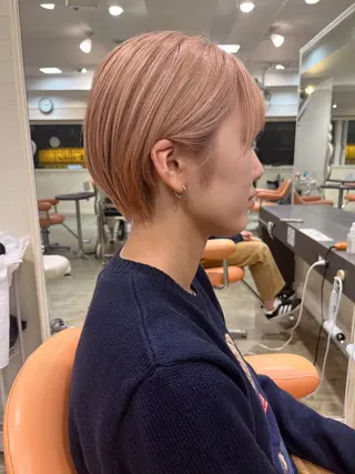 ショート ボブ/透明感カラー /大宮/たぐち🥣のヘアスタイル