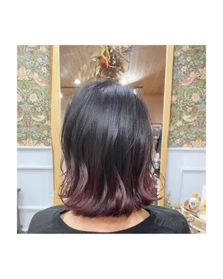 ミディアム カラー Asuka Mabuchiのヘアスタイル