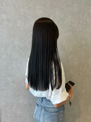 ロング カラー 🎀zina/韓国 🎀amiのヘアスタイル
