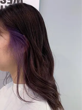 セミロング カラー 高橋 亜紀のヘアスタイル