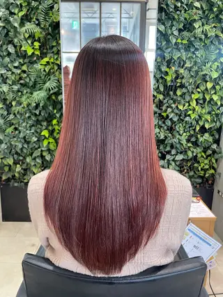 ロング カラー パーマ 原 萌香のヘアスタイル