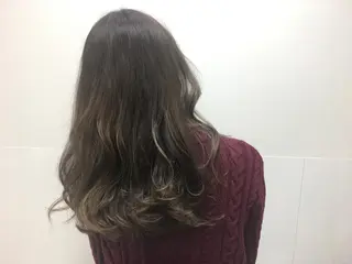 ロング カラー ヘアアレンジ タナカ タクヤのヘアスタイル