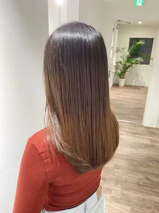 ロング ハイライト⭐️上野 高広のヘアスタイル