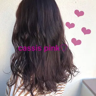 ロング カラー レイヤーカット 韓国ヘアayameのヘアスタイル