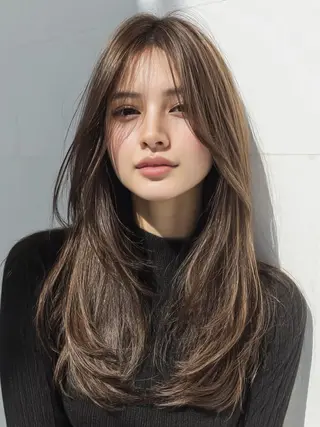 セミロング ❄️透明感カラー❄️ メンズ✂️TOWAのヘアスタイル