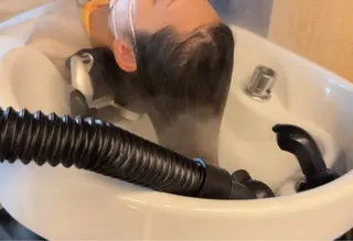 ミディアム 早﨑 映天のヘアスタイル
