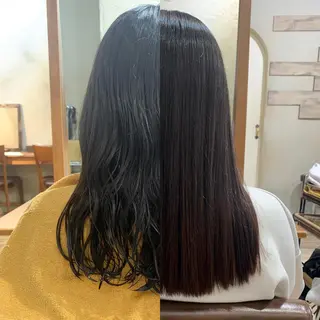 セミロング カラー パーマ ヘアアレンジ 🌈インナーカラー ‘ショウマ’🌈のヘアスタイル