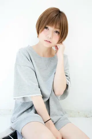 ショート ミディアム カラー 内藤 達也のヘアスタイル