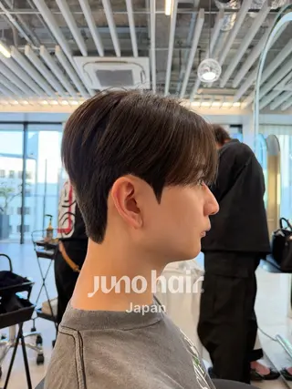 メンズ 韓国式ダウンパーマ 🇰🇷櫻井健のヘアスタイル