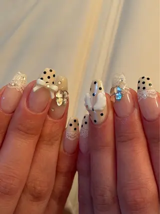 ネイル dimples yuki🎀 ꒷꒦♡のネイルデザイン