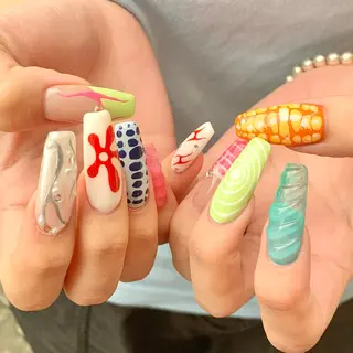 ネイル 0203ムニムサン 💙Sayakaのネイルデザイン