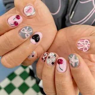 ネイル ハイトーン/レイヤー nail 百咲💌のヘアスタイル