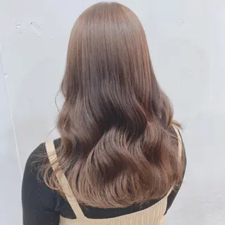 ロング カラー ヘアアレンジ オザキクウガ/ ブリーチ/髪質改善のヘアスタイル