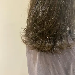ミディアム カラー 似合わせ美髪ヘア✨ 天王寺．阿倍野🌈のヘアスタイル