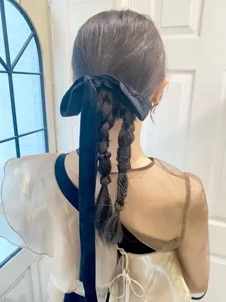 ヘアアレンジ uros.中目黒 moekaのヘアスタイル