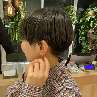 ショート カラー 🟩白髪ぼかし/ボブ /ショートヘア/大司のヘアスタイル