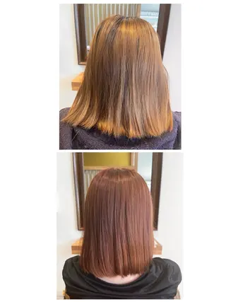 ミディアム 笹原 紗弥加のヘアスタイル