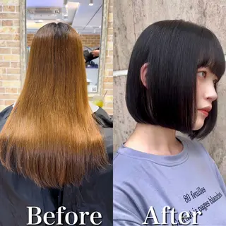 ショート カラー 韓国系レイヤー特化 hiroのヘアスタイル