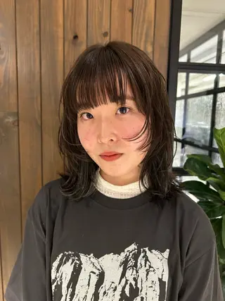 ミディアム カラー カラーリスト IKUHOのヘアスタイル