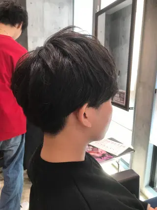 ショート カラー パーマ ヘアアレンジ メンズ キッズ ネイル マツエク・マツパ EnBlesS西宮 マンツーマン神道有基のヘアスタイル
