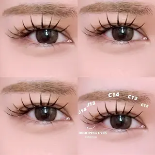 マツエク・マツパ 🦖fein. YUINA🦕⋆͛のマツエク・マツパデザイン