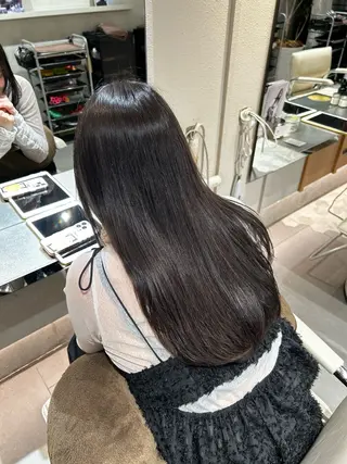 セミロング カラー 井上 希美のヘアスタイル