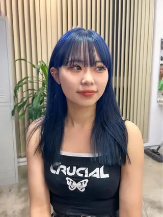 セミロング nessヤマサキ リュウタのヘアスタイル