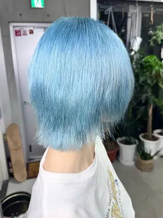 ショート カラー かずくん🦩名古屋 ハイトーン/レイヤーのヘアスタイル