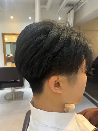 メンズ ツヤカラー🫧Sae ネイルモデル募集中のヘアスタイル