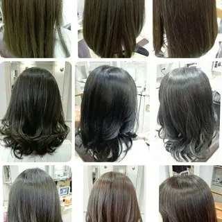 ミディアム カラー パーマ ヘアアレンジ キッズ マツエク・マツパ MEGUMI megumiのヘアスタイル