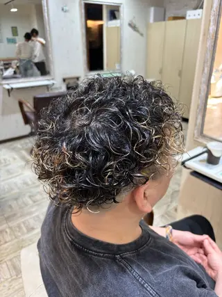 ショート パーマ メンズ 💥桜木町メンズ専門 💥ルキのヘアスタイル