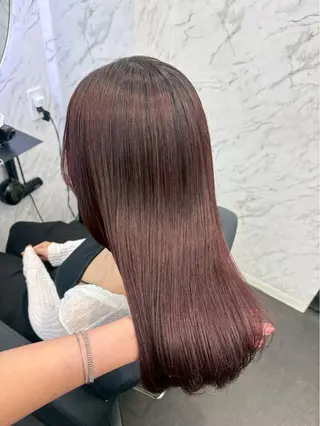 カラー ⋆✦ Leon カット¥1100のヘアスタイル