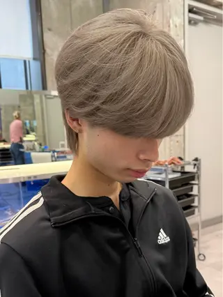 ショート カラー メンズ メンズブリーチカラー ❤︎hirokoのヘアスタイル