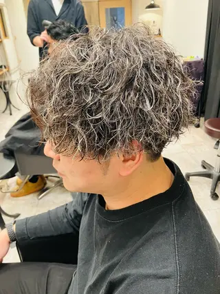 パーマ メンズ メンズ特化/パーマ/ フェードWATARUのヘアスタイル