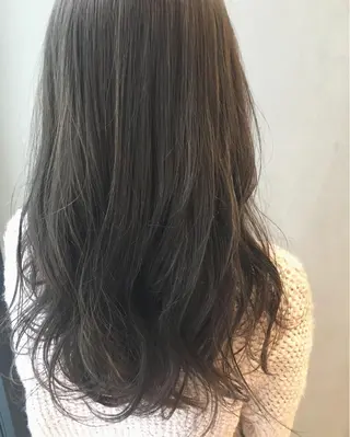 ミディアム カラー 【ブリーチ髪質改善 パーマ】宮田浩章のヘアスタイル